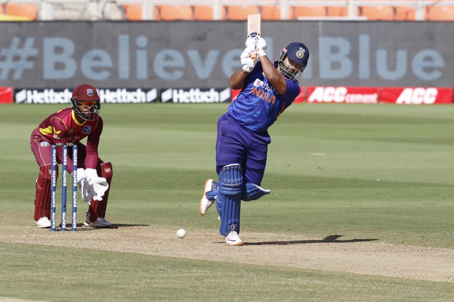 Ind vs WI 2022 | Twitter reacts as Rishabh Pant scores 50 in third ODI vs West Indies